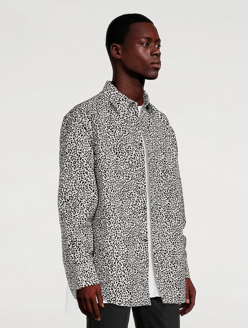 Nylon Shirt Animal Print