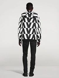 Reversible Hooded Jacket VLTN Print