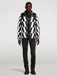 Reversible Hooded Jacket VLTN Print