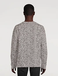 Long-Sleeve Sweatshirt Animal Print