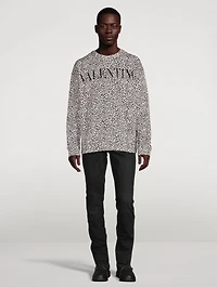 Long-Sleeve Sweatshirt Animal Print