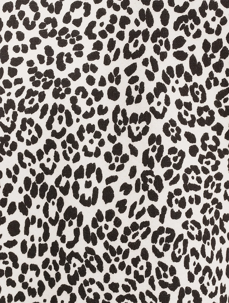 Long-Sleeve Sweatshirt Animal Print