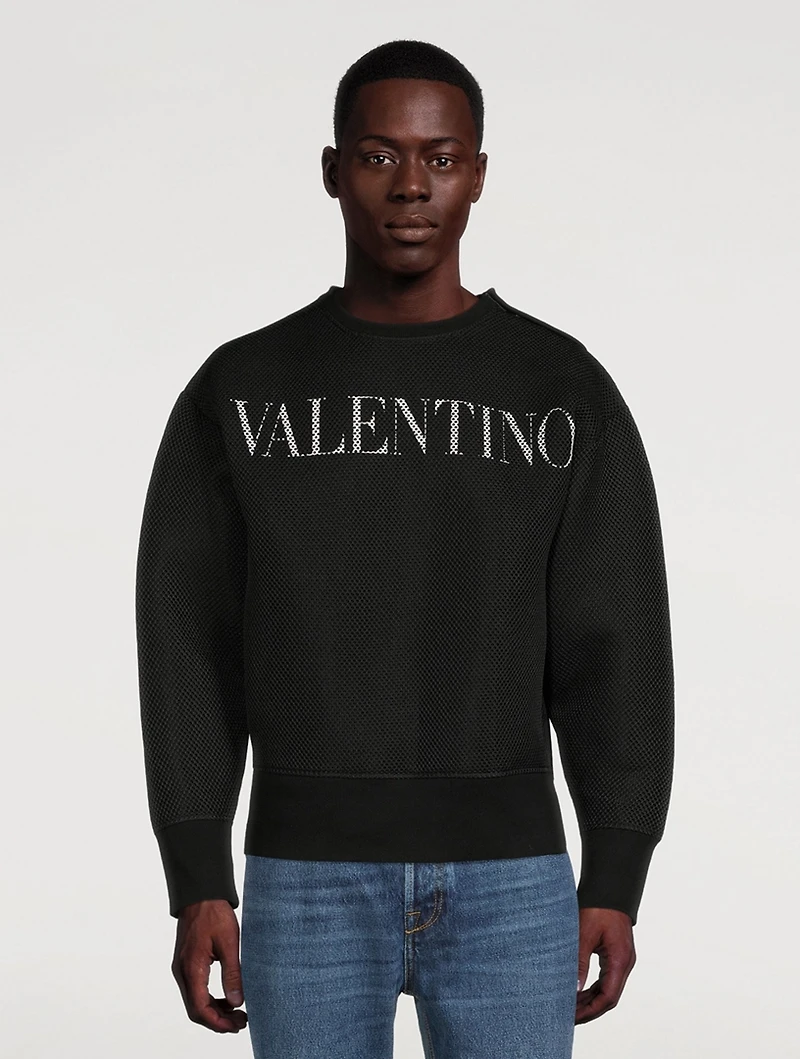 Mesh Logo Sweatshirt