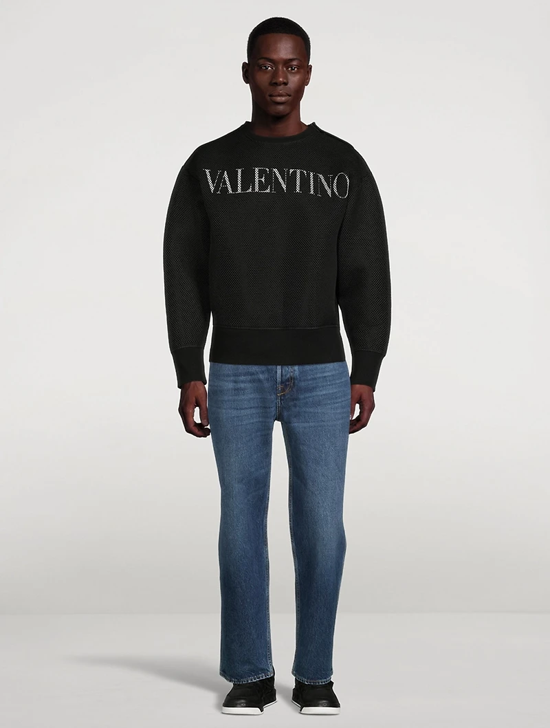 Mesh Logo Sweatshirt