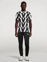 Cotton T-Shirt VLTN Print