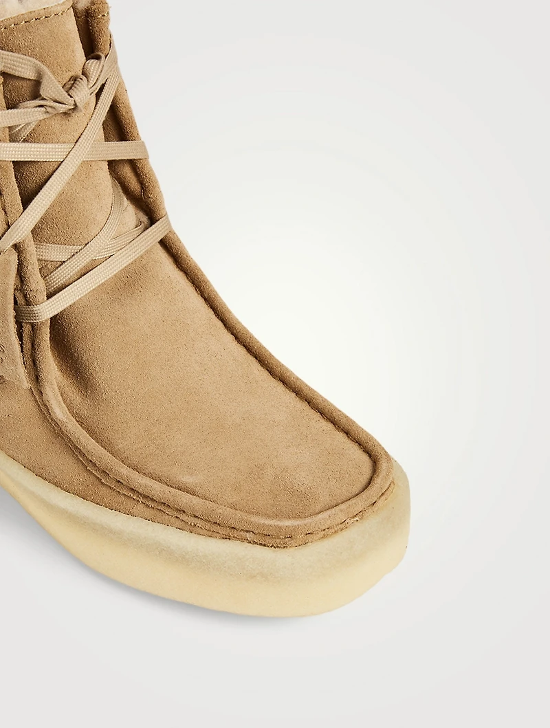 Wallabeecup Hi Suede And Shearling Boots