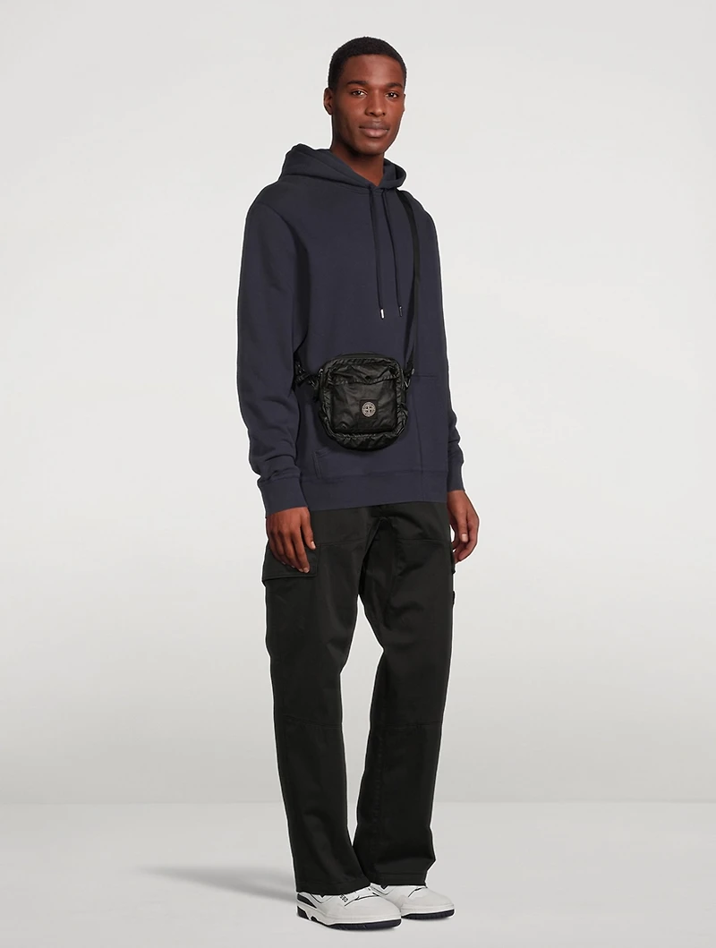 Coated Cotton Muslin Belt Bag