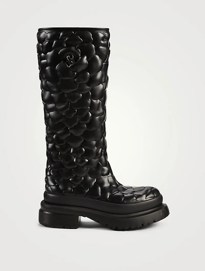 Atelier Shoes 03 Rose Edition Rubber Knee-High Boots