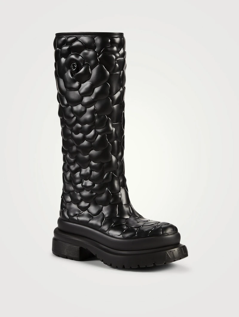 Atelier Shoes 03 Rose Edition Rubber Knee-High Boots