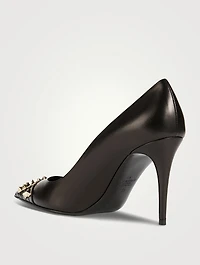 Rockstud Alcove Leather Pumps