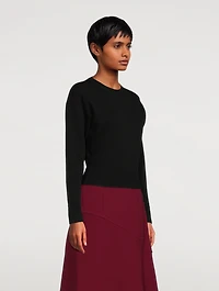 Virgin Wool Midi Skirt