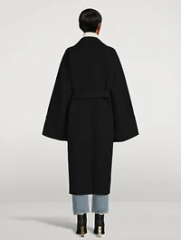Belted Virgin Wool Coat