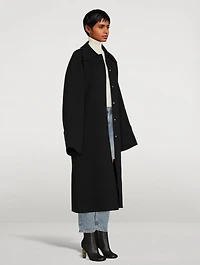 Belted Virgin Wool Coat