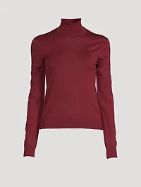 Superfine Wool Turtleneck Sweater