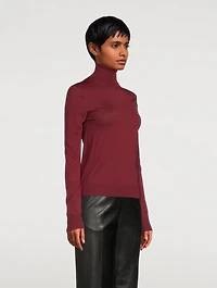 Superfine Wool Turtleneck Sweater