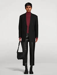 Superfine Wool Turtleneck Sweater