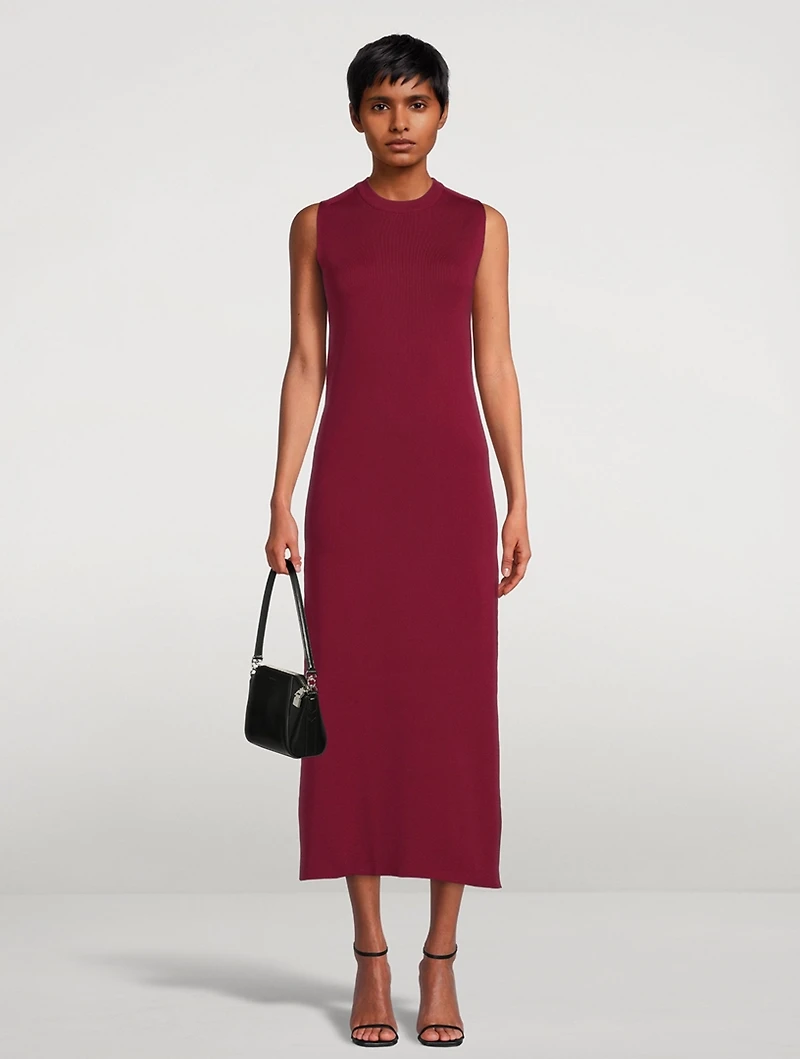 Sleeveless Knit Midi Dress