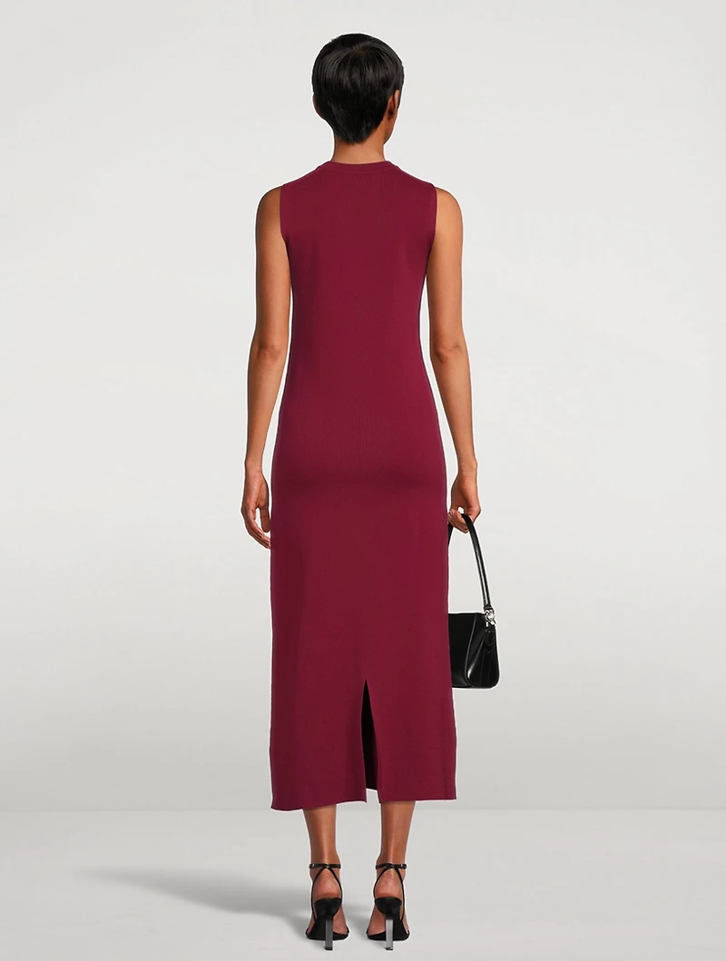 Sleeveless Knit Midi Dress