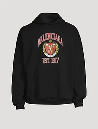 College Fleece Wide-Fit Hoodie