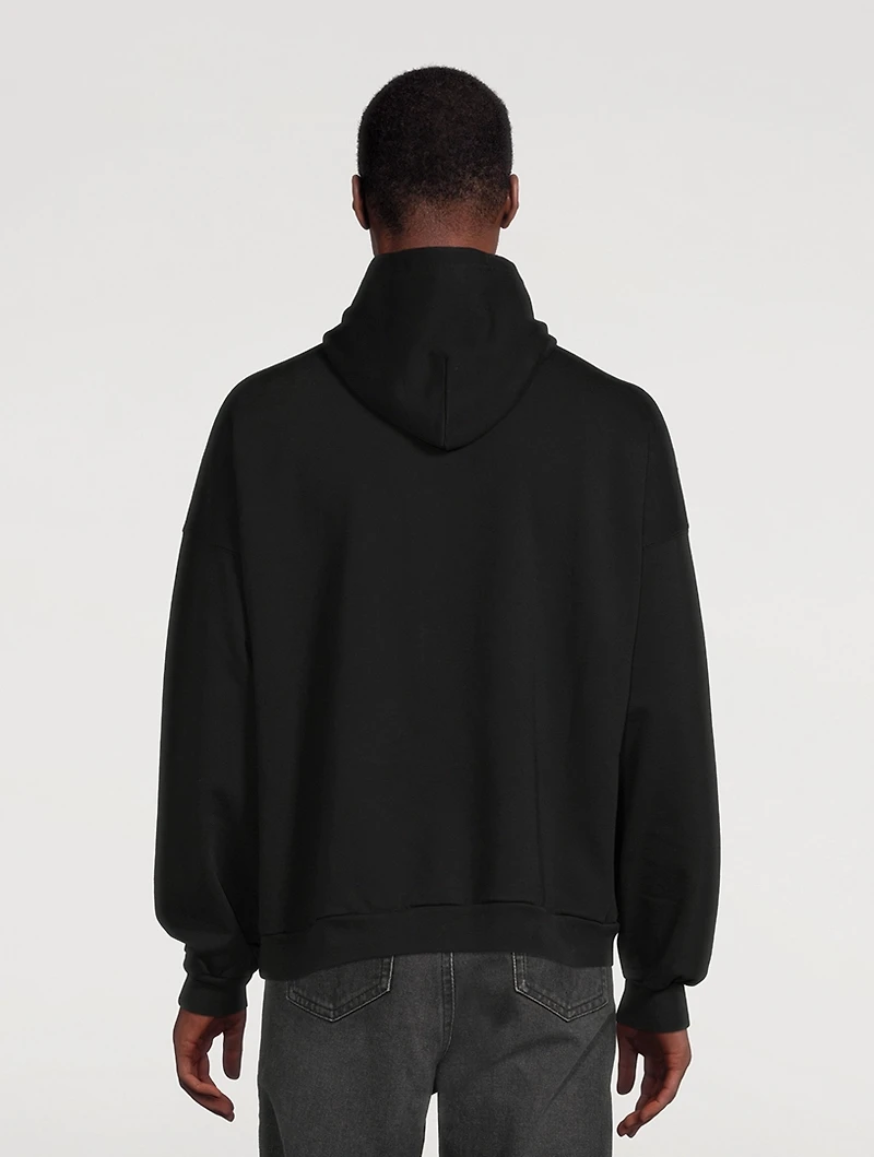 College Fleece Wide-Fit Hoodie