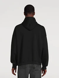 College Fleece Wide-Fit Hoodie