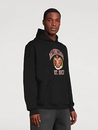 College Fleece Wide-Fit Hoodie