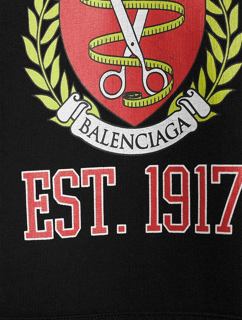 College Fleece Wide-Fit Hoodie