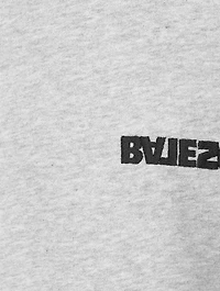 Medium Fleece Wide Hoodie With Turn Logo