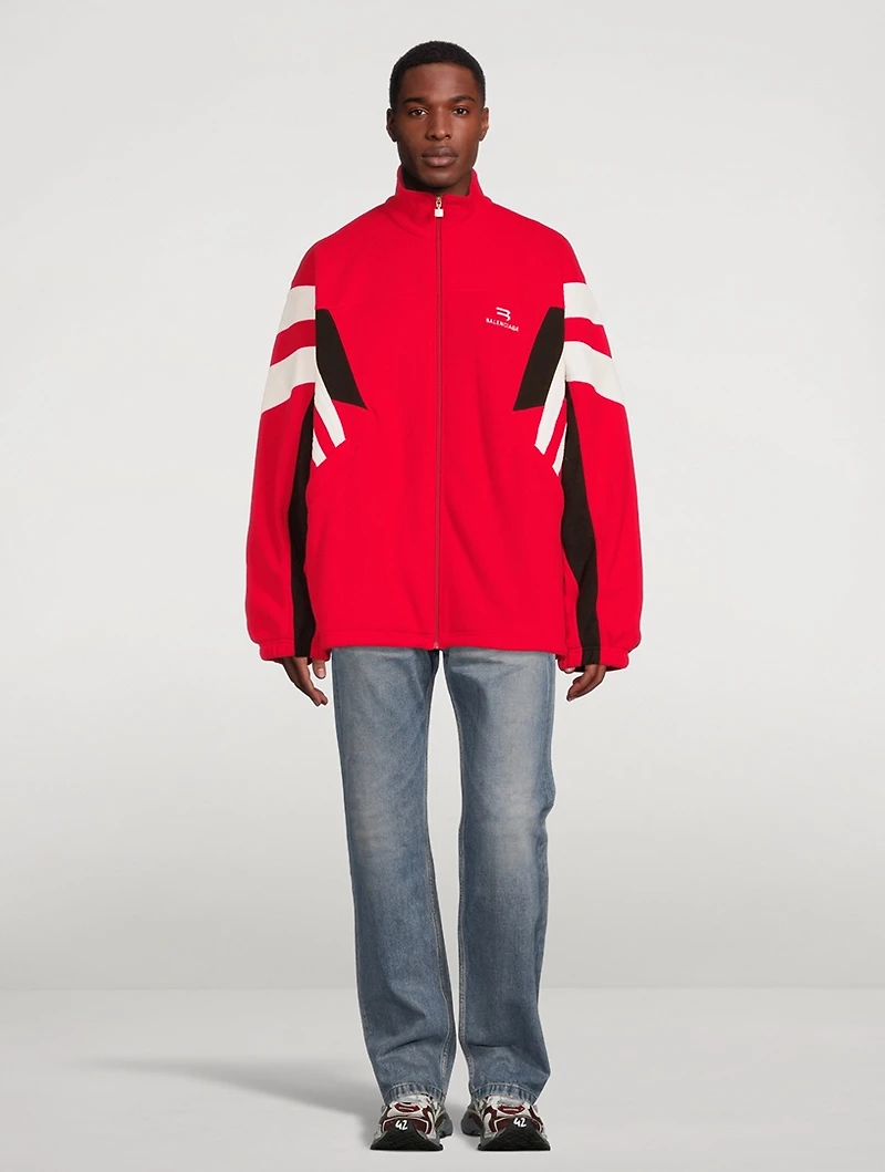 Sporty B Brushed Fleece Track Jacket