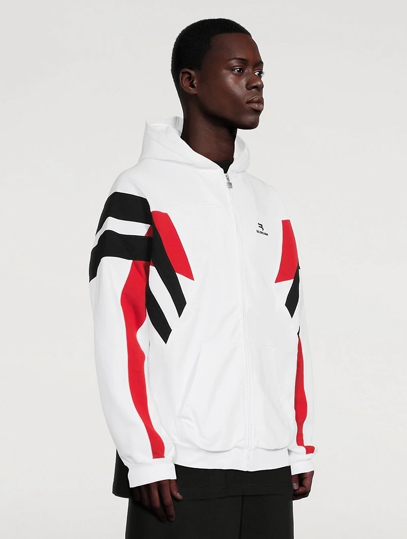 Sporty B Zip Jacket With Hood