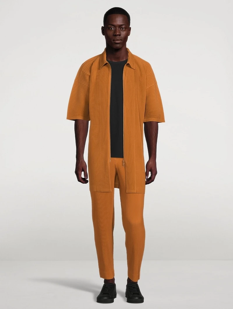 June Short-Sleeve Zip Shirt