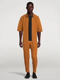 June Short-Sleeve Zip Shirt
