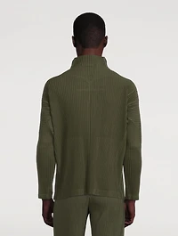 Colour Pleats Tapered Jacket