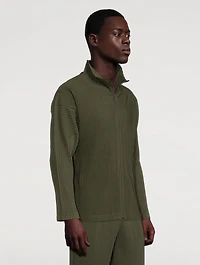 Colour Pleats Tapered Jacket