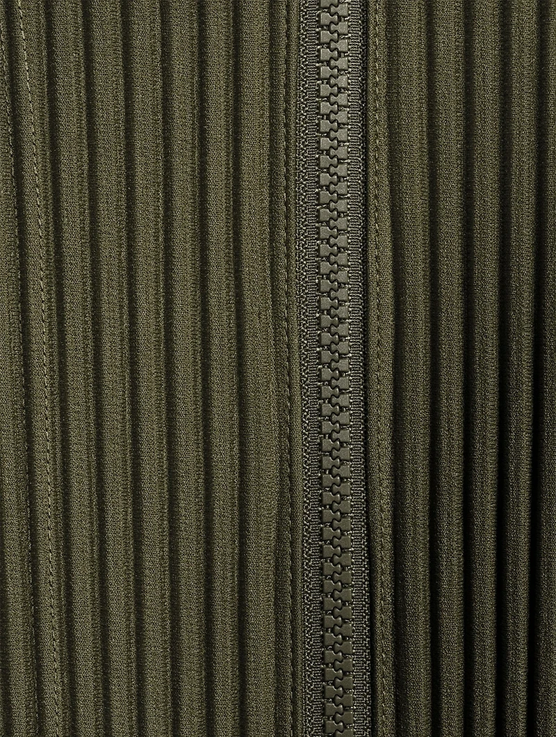 Colour Pleats Tapered Jacket