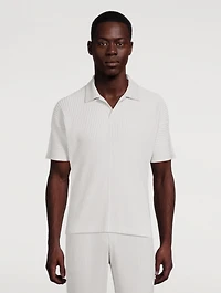 Basics Pleated Polo Shirt
