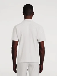 Basics Pleated Polo Shirt
