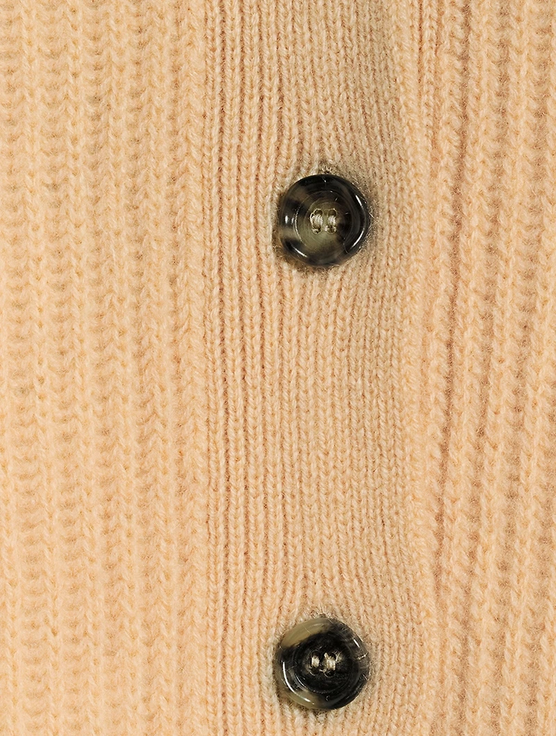 Colourblock Cashmere Cardigan