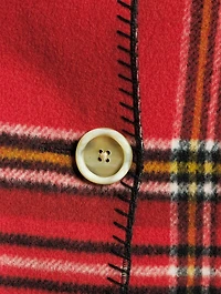 Wool-Blend Reversible Coat