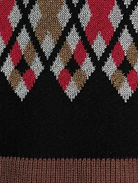 Jacquard Zip Sweater