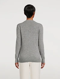 Shetland Wool Sweater With Logo