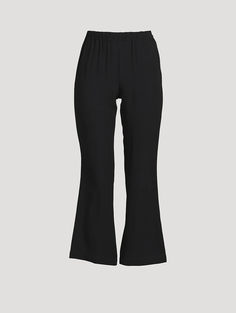 Crepe Envers Satin Pajama Pants
