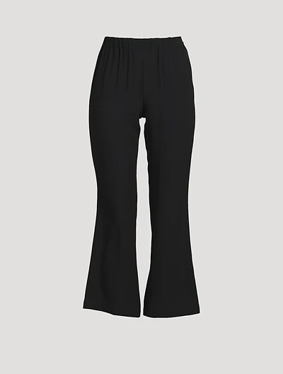 Crepe Envers Satin Pajama Pants