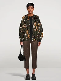 Cotton Slim-Fit Cropped Pants