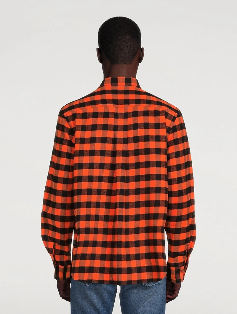 Cotton Shirt Check Print