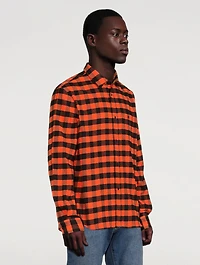 Cotton Shirt Check Print