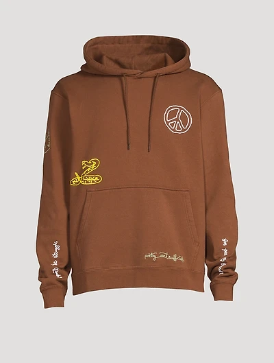 Cotton Embroidered Hoodie