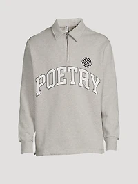 Half-Zip Polo Sweatshirt