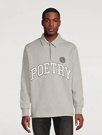 Half-Zip Polo Sweatshirt