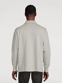 Half-Zip Polo Sweatshirt